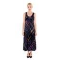 Criss-cross Pattern (multi-colored) Sleeveless Maxi Dress View1