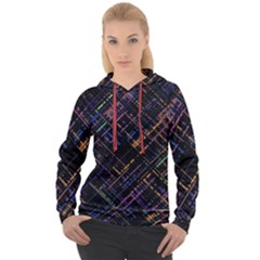 Criss-cross Pattern (multi-colored) Women s Overhead Hoodie