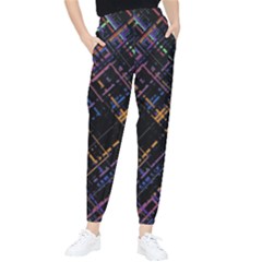 Criss-cross Pattern (multi-colored) Tapered Pants by LyleHatchDesign