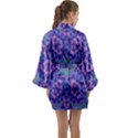 Sweet Violet Long Sleeve Satin Kimono View2