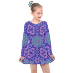 Sweet Violet Kids  Long Sleeve Dress by LW323