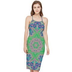 Bliss Flower Bodycon Cross Back Summer Dress by LW323