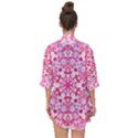 Rose Blush Open Front Chiffon Kimono View2