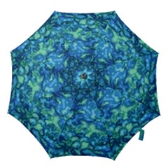 Deep Blues Hook Handle Umbrellas (small) by AlkaravanCreations