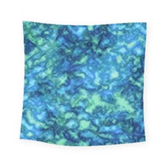 Deep Blues Square Tapestry (small) by AlkaravanCreations