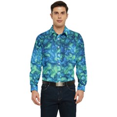 Deep Blues Men s Long Sleeve Pocket Shirt 