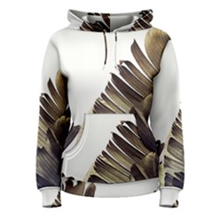 Vintage Banana Leaves Women s Pullover Hoodie by goljakoff