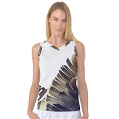 Vintage Banana Leaves Women s Basketball Tank Top by goljakoff