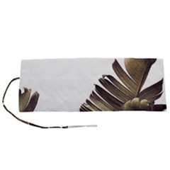 Vintage Banana Leaves Roll Up Canvas Pencil Holder (s) by goljakoff