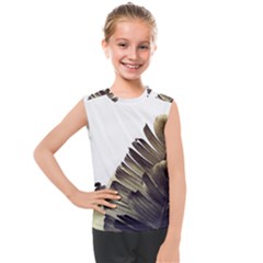 Vintage Banana Leaves Kids  Mesh Tank Top