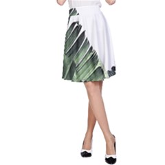 Banana Leaves A-line Skirt by goljakoff