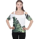 Banana leaves Cutout Shoulder Tee View1