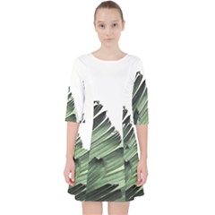 Banana Leaves Pocket Dress by goljakoff