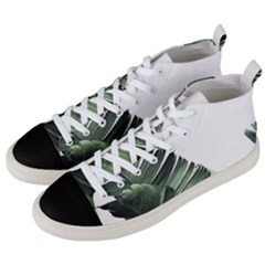 Banana Leaves Men s Mid-top Canvas Sneakers by goljakoff