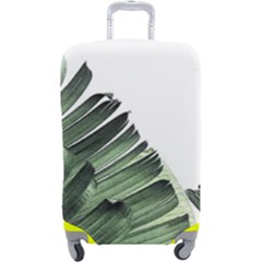 Banana Leaves Luggage Cover (large) by goljakoff