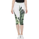 Banana leaves Inside Out Lightweight Velour Capri Leggings  View1