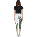 Banana leaves Inside Out Lightweight Velour Capri Leggings  View2