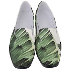 Banana Leaves Women s Classic Loafer Heels by goljakoff