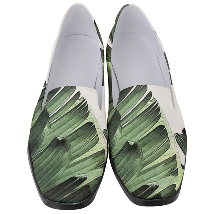 Banana leaves Women s Classic Loafer Heels