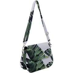 Banana Leaves Saddle Handbag by goljakoff