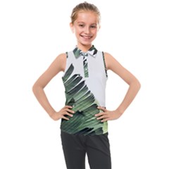 Banana Leaves Kids  Sleeveless Polo Tee