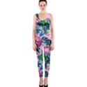 Pink Peonies Watercolor One Piece Catsuit View1