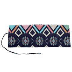 Gypsy-pattern Roll Up Canvas Pencil Holder (s) by PollyParadise