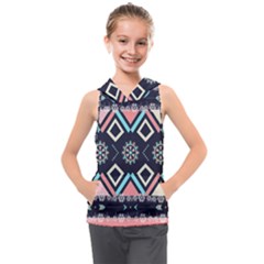 Gypsy-pattern Kids  Sleeveless Hoodie by PollyParadise