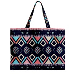 Gypsy-pattern Zipper Mini Tote Bag by PollyParadise