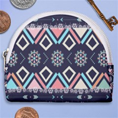 Gypsy-pattern Horseshoe Style Canvas Pouch by PollyParadise