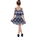 Gypsy-pattern Kids  Shoulder Cutout Chiffon Dress View2