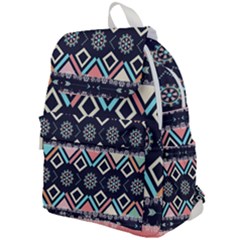 Gypsy-pattern Top Flap Backpack by PollyParadise