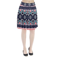 Gypsy-pattern Pleated Skirt by PollyParadise