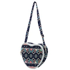 Gypsy-pattern Heart Shoulder Bag by PollyParadise