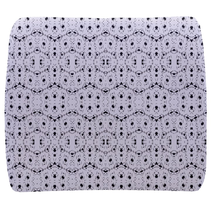 Modern Geometric Black And White Print Pattern Back Support Cushion