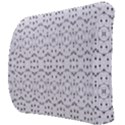 Modern Geometric Black And White Print Pattern Back Support Cushion View3