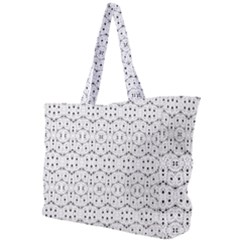 Modern Geometric Black And White Print Pattern Simple Shoulder Bag