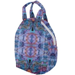 Pebbles Cropped Repeats Travel Backpacks by kaleidomarblingart