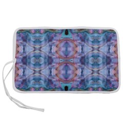 Pebbles Cropped Repeats Pen Storage Case (s) by kaleidomarblingart