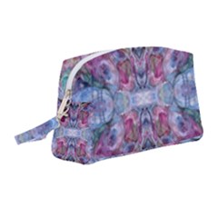 Marbled Pebbles Wristlet Pouch Bag (medium) by kaleidomarblingart