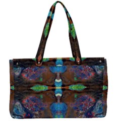 Abstract Marbling Painting Repeats Canvas Work Bag