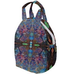 Abstract Marbling Painting Repeats Travel Backpacks by kaleidomarblingart