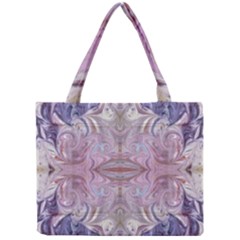 Amethyst Swirls Repeats Mini Tote Bag by kaleidomarblingart