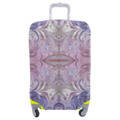 Amethyst Swirls Repeats Luggage Cover (medium) by kaleidomarblingart