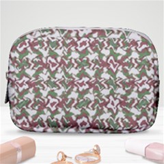 Multicolored Texture Print Pattern Make Up Pouch (small) by dflcprintsclothing