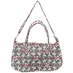 Multicolored Texture Print Pattern Removal Strap Handbag by dflcprintsclothing