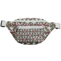 Multicolored Texture Print Pattern Fanny Pack by dflcprintsclothing