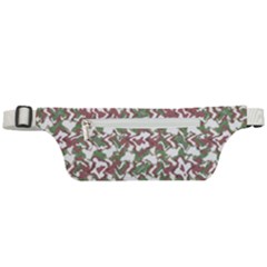 Multicolored Texture Print Pattern Active Waist Bag by dflcprintsclothing