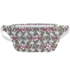 Multicolored Texture Print Pattern Waist Bag  by dflcprintsclothing