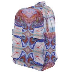 Abstract Marbling Repeats Classic Backpack by kaleidomarblingart